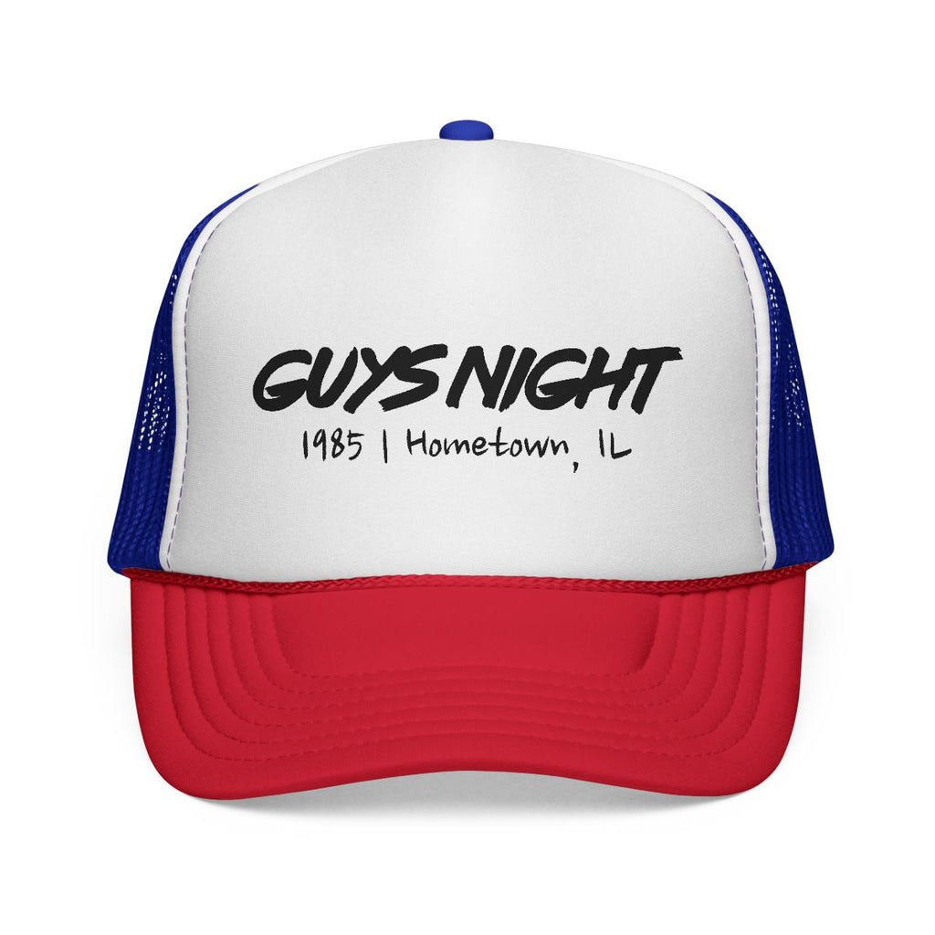 Guys Night Trucker Hat – Hometown, IL Edition