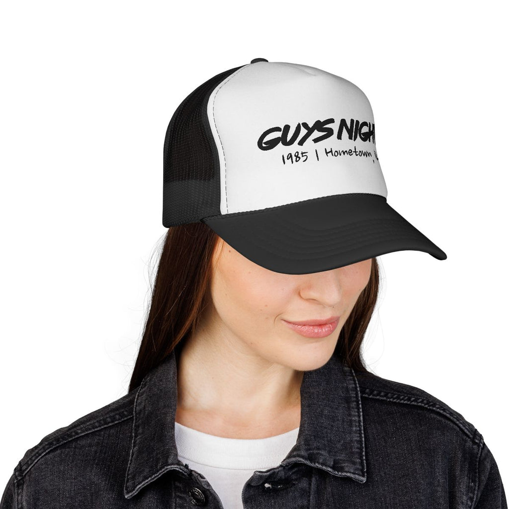 Guys Night Trucker Hat – Hometown, IL Edition