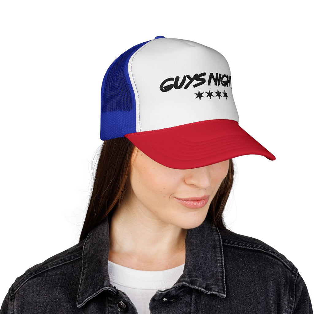 Guys Night Trucker Hat – Chicago Flag Edition